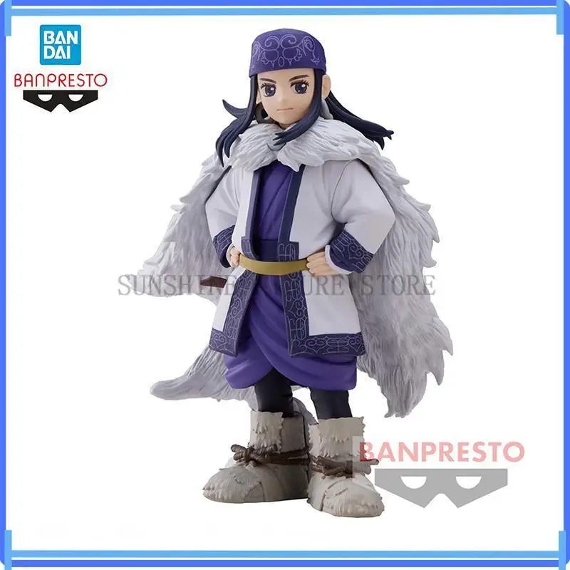 Bandai Original In Stock Golden Kamuy Asirpa 11Cm Pvc Anime Action Figure Model Boxed Toys Ornaments Collectibles Gift Genuine