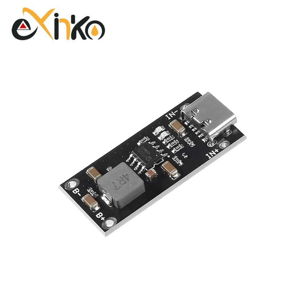 5/10pcs Type C USB Input High Current 3A Polymer Ternary Lithium Battery Quick Fast Charging Board IP2312 CC/CV Mode 5V To 4.2V