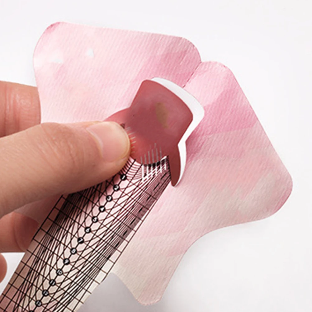 

1 Roll Self-Adhesive Extension Forms Manicure Guide Stickers Diy Art Manicure Supplies Forms Art Tools Nail Extension Form Diy