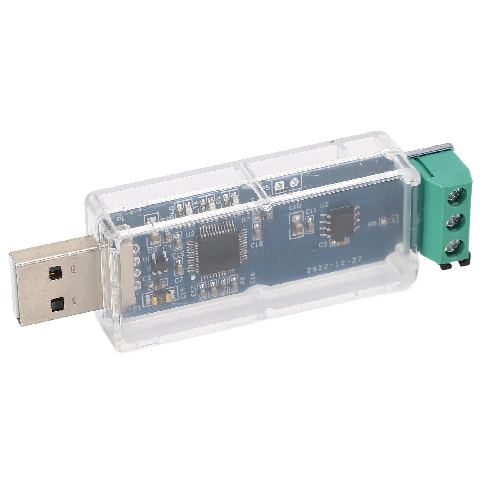 USB to CAN Bus Converter Adapter Non Isolated Chip 1M Baud Rate 3 Color LED Status Indicator USB to CAN Module