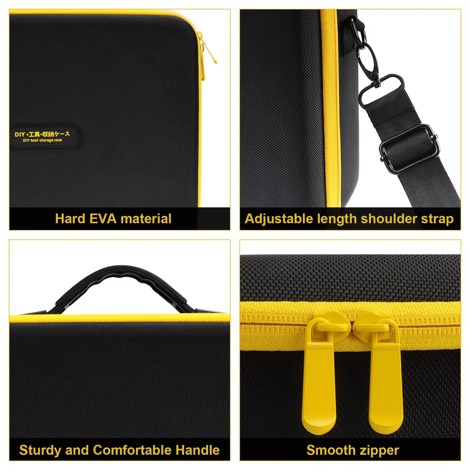 Waitley-estuche de almacenamiento de batería para herramientas portátiles, caja de accesorios impermeable para Dewalt Makita Bosch ect, transporte