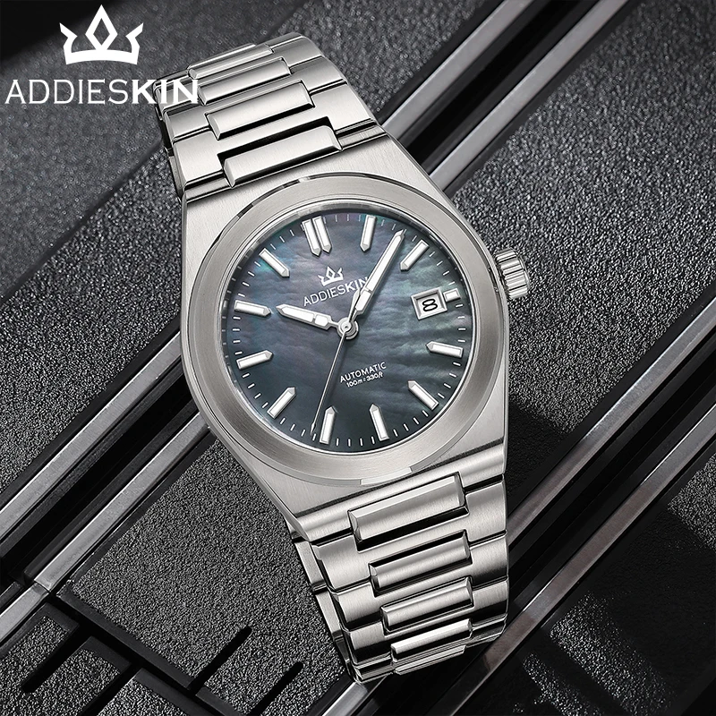

AddiesKin 39mm Men Watch Reloj hombre Sapphire Glass BGW9 Luminous 100m Waterproof K008 9015 Movement Automatic Mechanical Watch