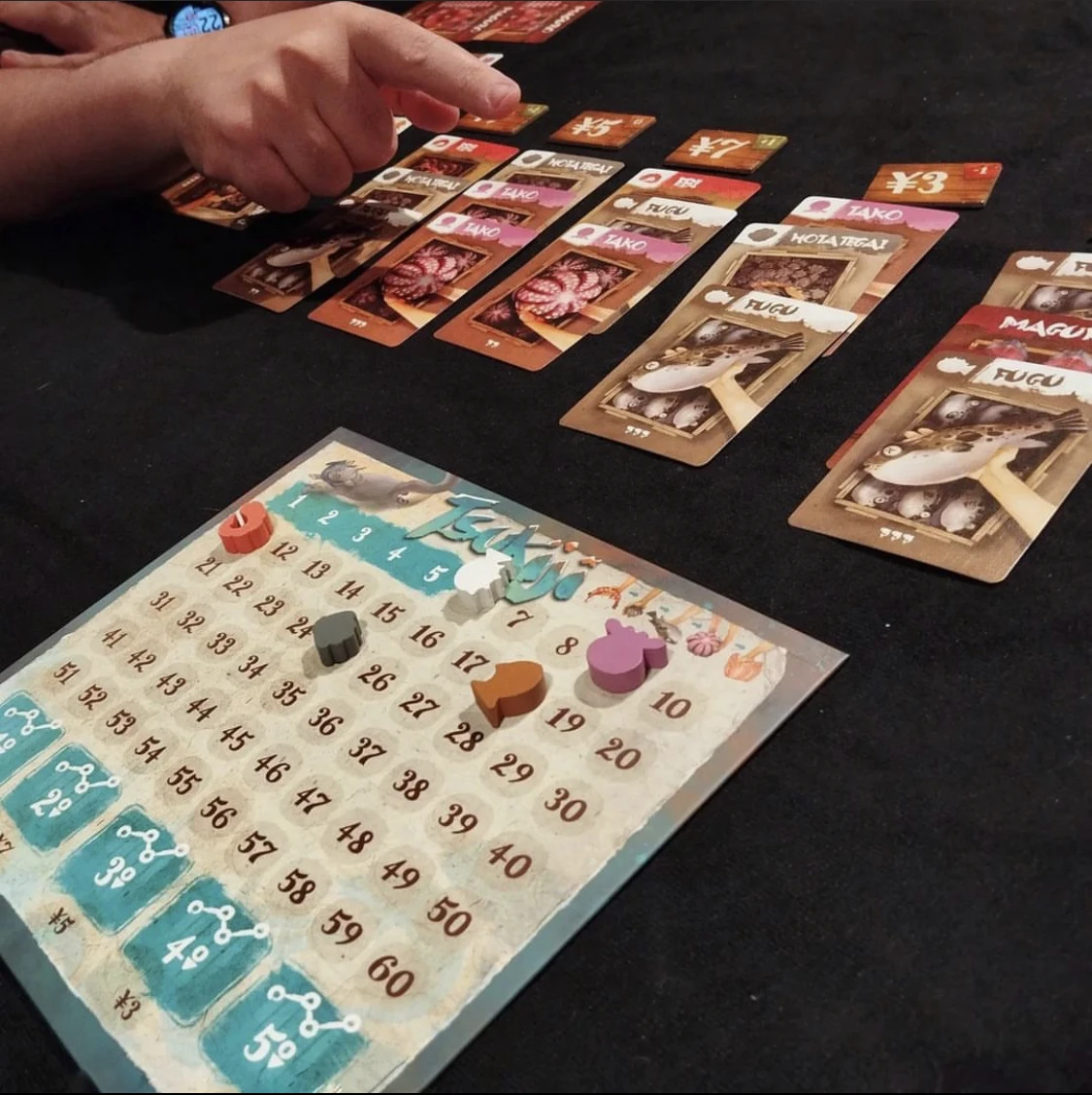 Tsukiji Bordspel 2-5 spelers Familie/Feest Grappig tafelspel Vrienden Entertainment Handel Strategiespel