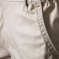 AIOPESON Summer 100% Cotton Solid Shorts Men High Quality Casual Business Social Elastic Waist Men Shorts 10 Colors Beach Shorts 4