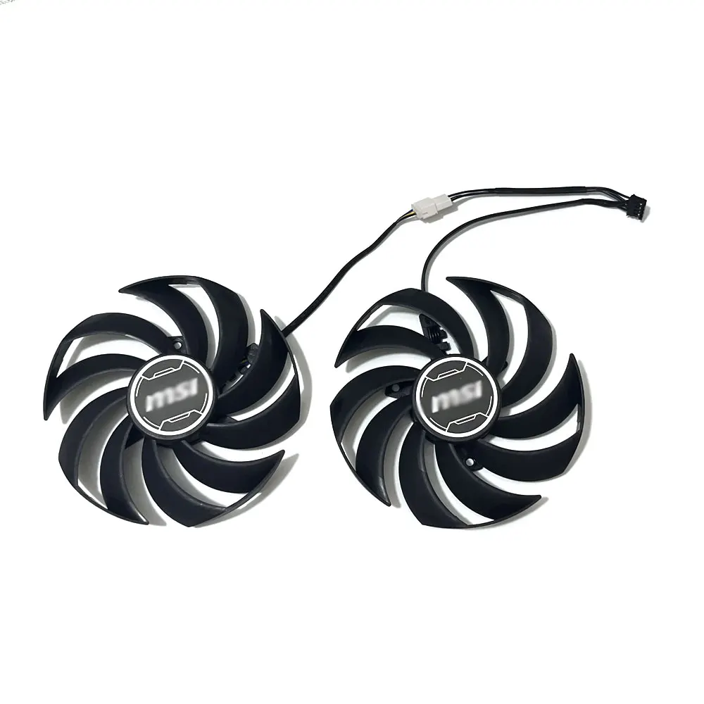 Nouveau Original 95MM RTX4070 4PIN PLD10010S12HH GPU ventilateur de refroidissement de remplacement pour MSI RTX 4070 4070SUPER VENTUS 2X carte vidéo noire