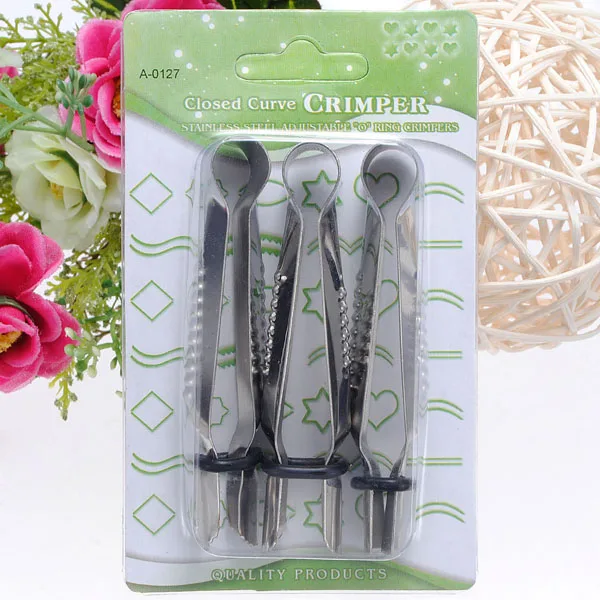 Ustensiles Patisserie 3pcs Stainless Steel Cake Clip Clamp Crimper Cutters Mold,DIY Fondant Cake Clip,Lace Mould