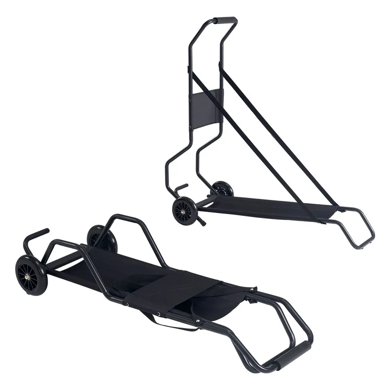 Folding massage table trolley, portable and smooth carbon steel folding frame Noiseless trolley