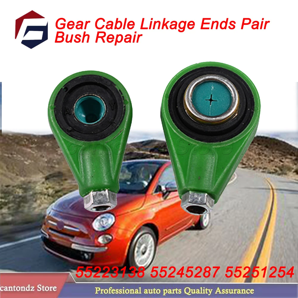 Gear Cable Linkage Ends Pair Bush Repair 55223138 55245287 55251254 For Fiat 500 Ford Ka 2007-ON