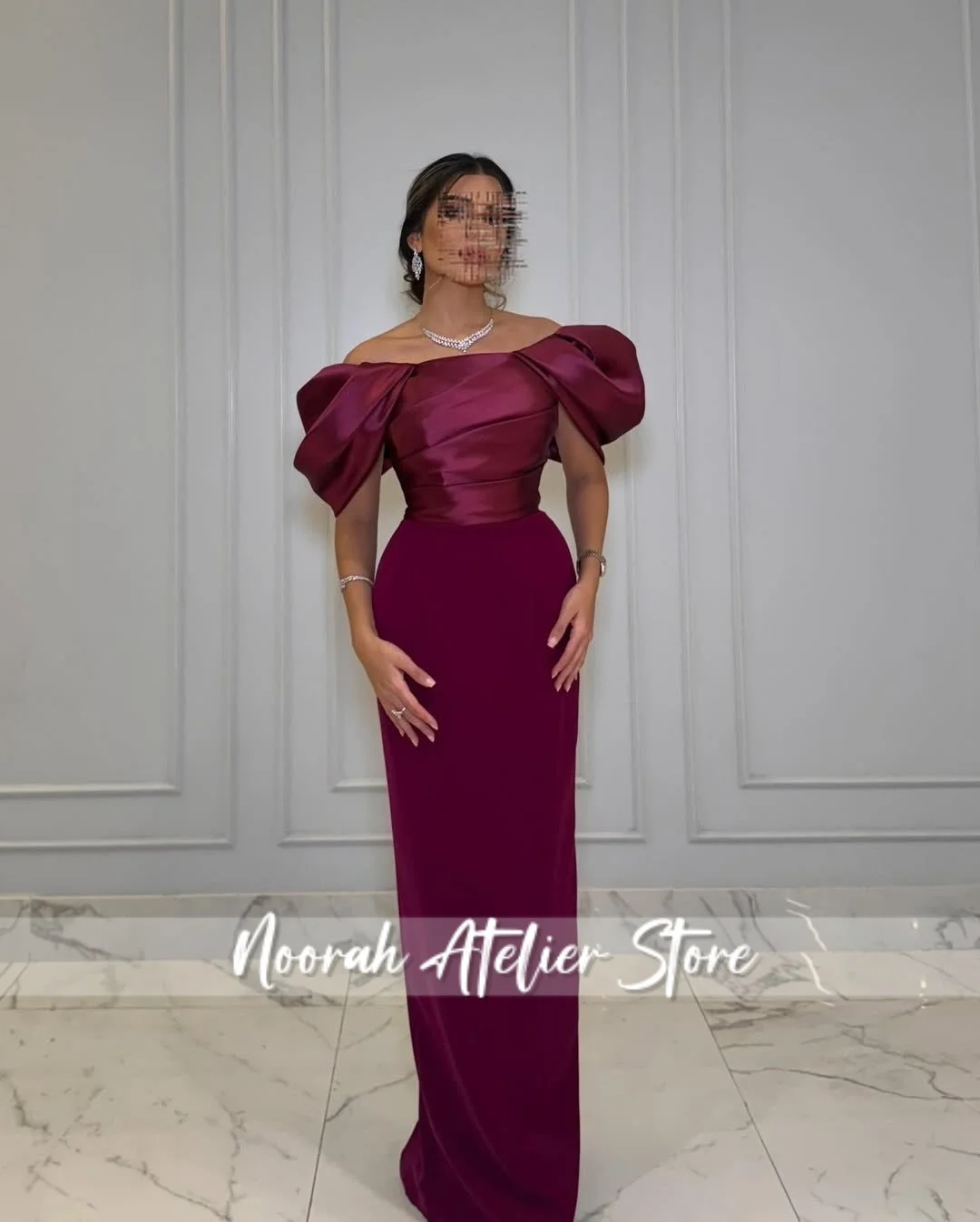 Proste czerwone sukienki wieczorowe dla kobiet فساتين للمناسبات الخاصة Sukienka ślubna do ziemi na przyjęcie, szyta na miarę