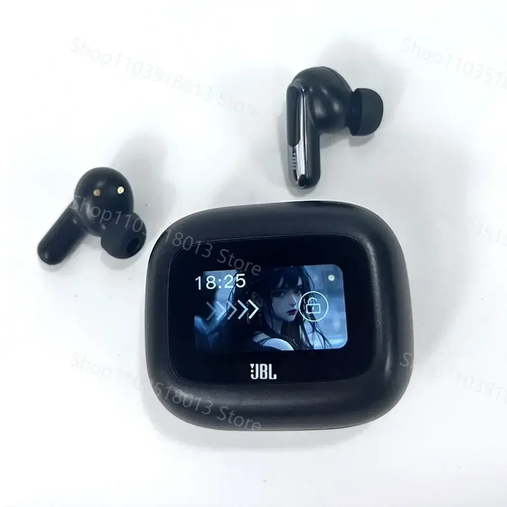 JBL Live Beam 3 ANC Earbuds Hi-Res LDAC 10mm Driver 48H Battery Smart Touch Screen IP55 TWS Headphones