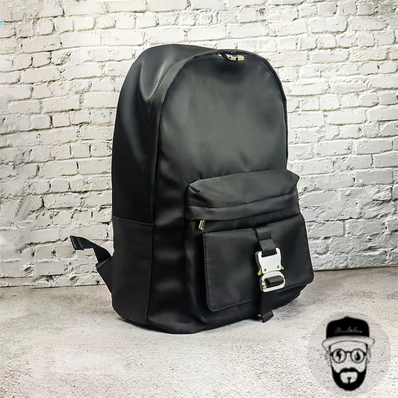 Y2K Black ALYX Backpacks Men Women 1:1 High Quality Bag Adjustable Shoulders 1017 9SM Alyx Bags Etching Logo Buckle