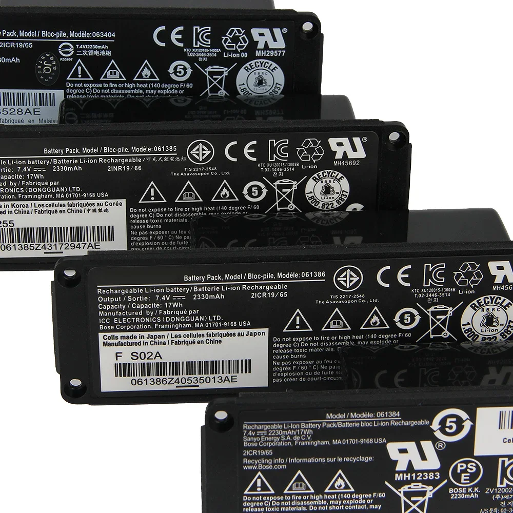 NUOVA batteria sostitutiva 061384 063404 063287 061386 061385   Per altoparlante Bluetooth BOSE SoundLink Mini I