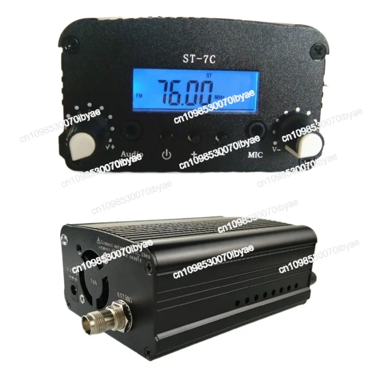 

1 Вт/7 Вт 12 В 3 А ST-7C 76-108 МГц стерео PLL FM-передатчик вещательная радиостанция