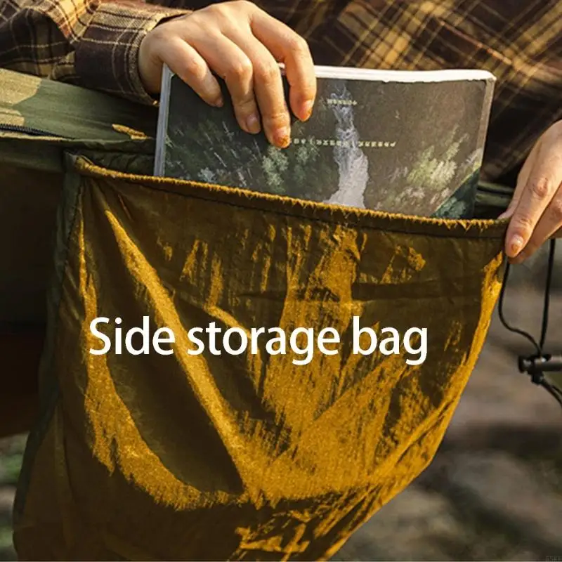 Hanging Camping Hammock with Screen Cover for Forest Outdoor Use 55KF