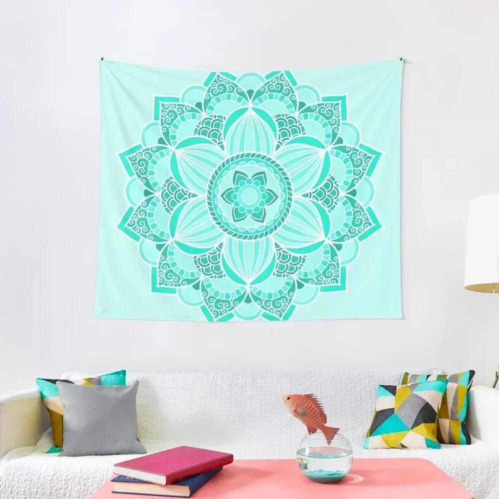 

Mandala 8 Tapestry Mushroom Hanging Wall Tapestry