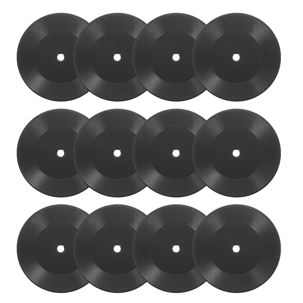 

12 Pcs Miniature Ceiling Model Retro Decor Vinyl Suite Toy Furniture