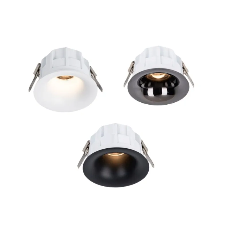 

Dimmable Anti Glare Recessed LED COB Downlight AC220V 110V 10W 15W 18W Round LED Ceiling Spot Light Indoor lighting