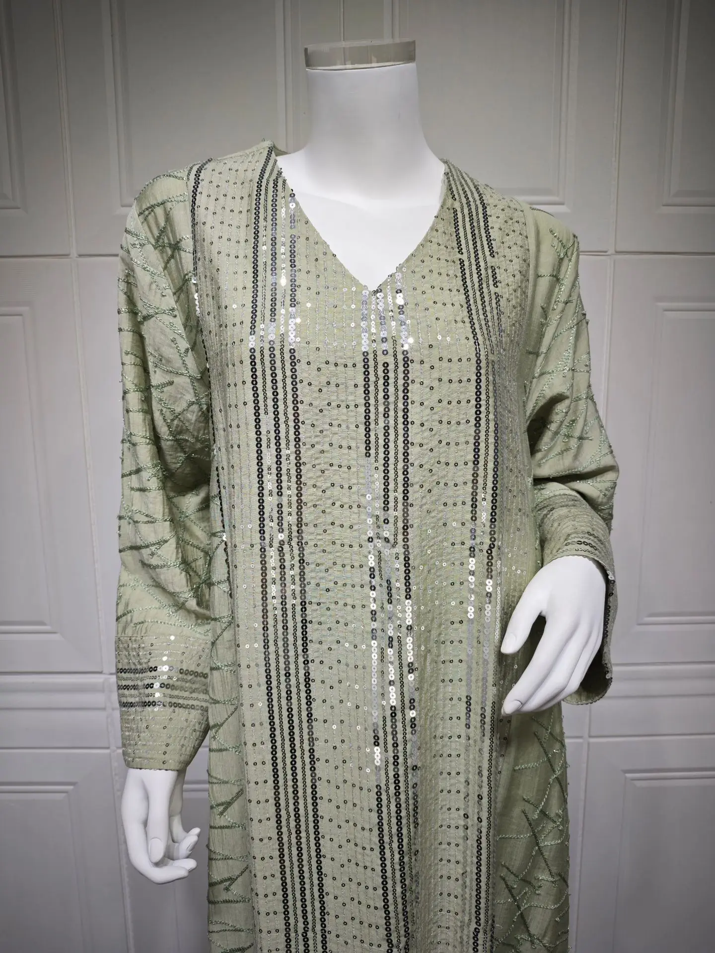 2025년 이드 아바야 여성용 두바이 럭셔리 스팽글 이브닝 파티 드레스 우아한 무슬림 패션 아바야 카프탄 모로칸 로브 라마단 가운