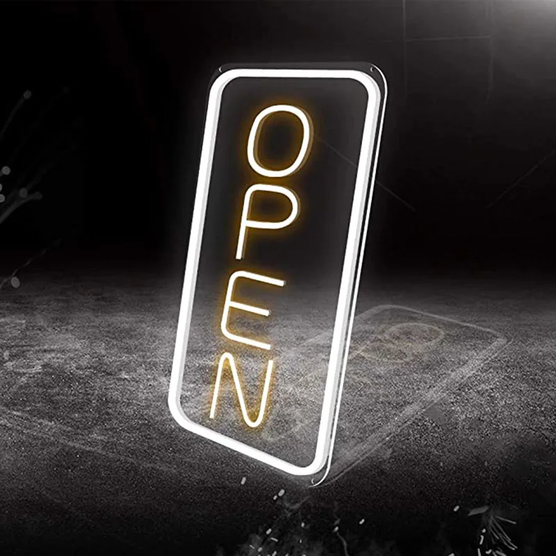 

16"x 9"Neon Open Sign Ultra Bright for Busines Signs ,Electric Light Up Signs for Bars,Stores, Coffee 3 Styles