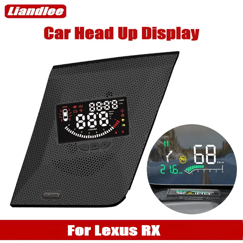 Car HUD Head Up Display For Lexus RX 200t 350 450h 500h (AL20) 2015-2022 Auto Accessories Headup LED Windshield Projector