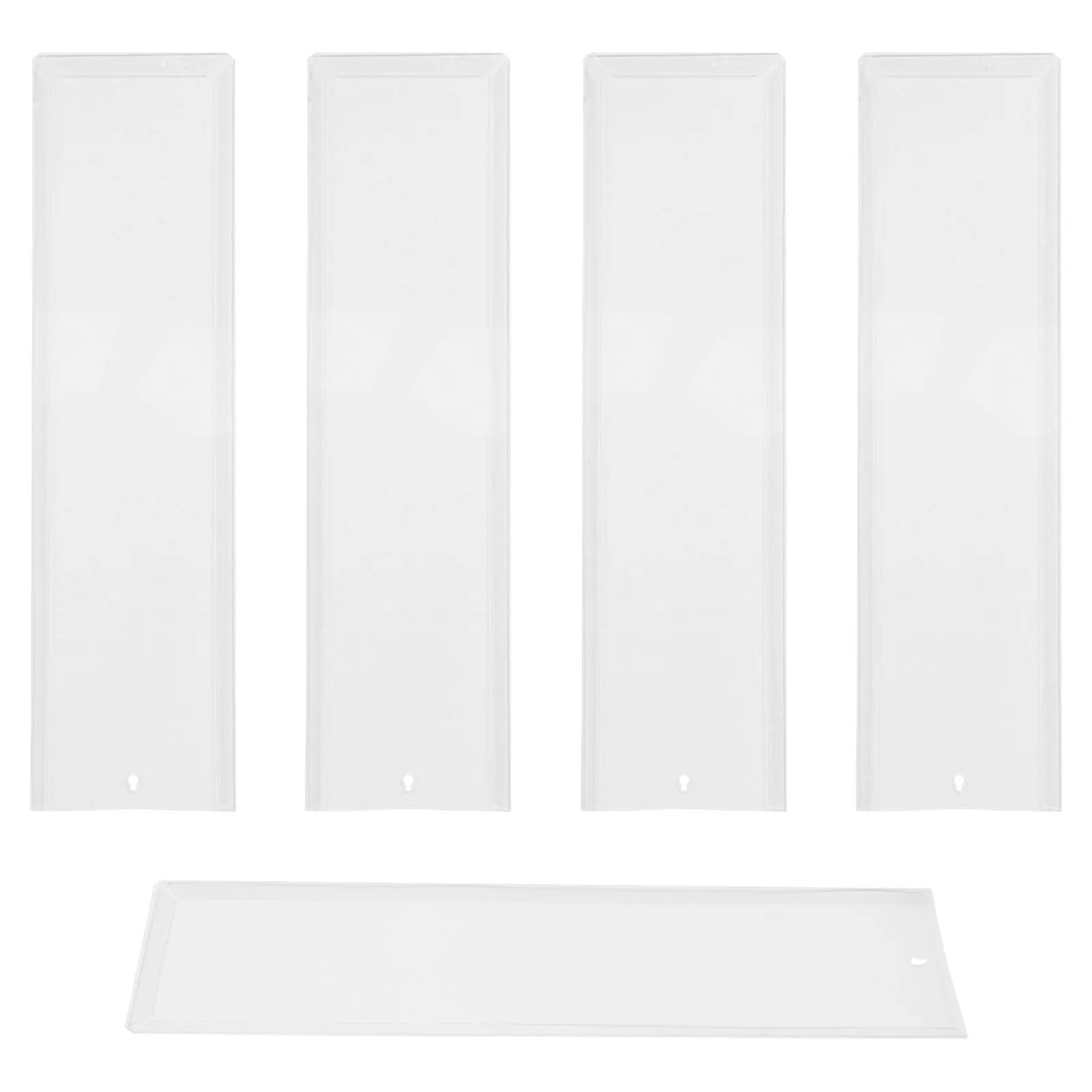 

5 Pcs Toy Car Storage Board Card Game Case Display Shelf Set Cars Carrying Plastic Bulk
