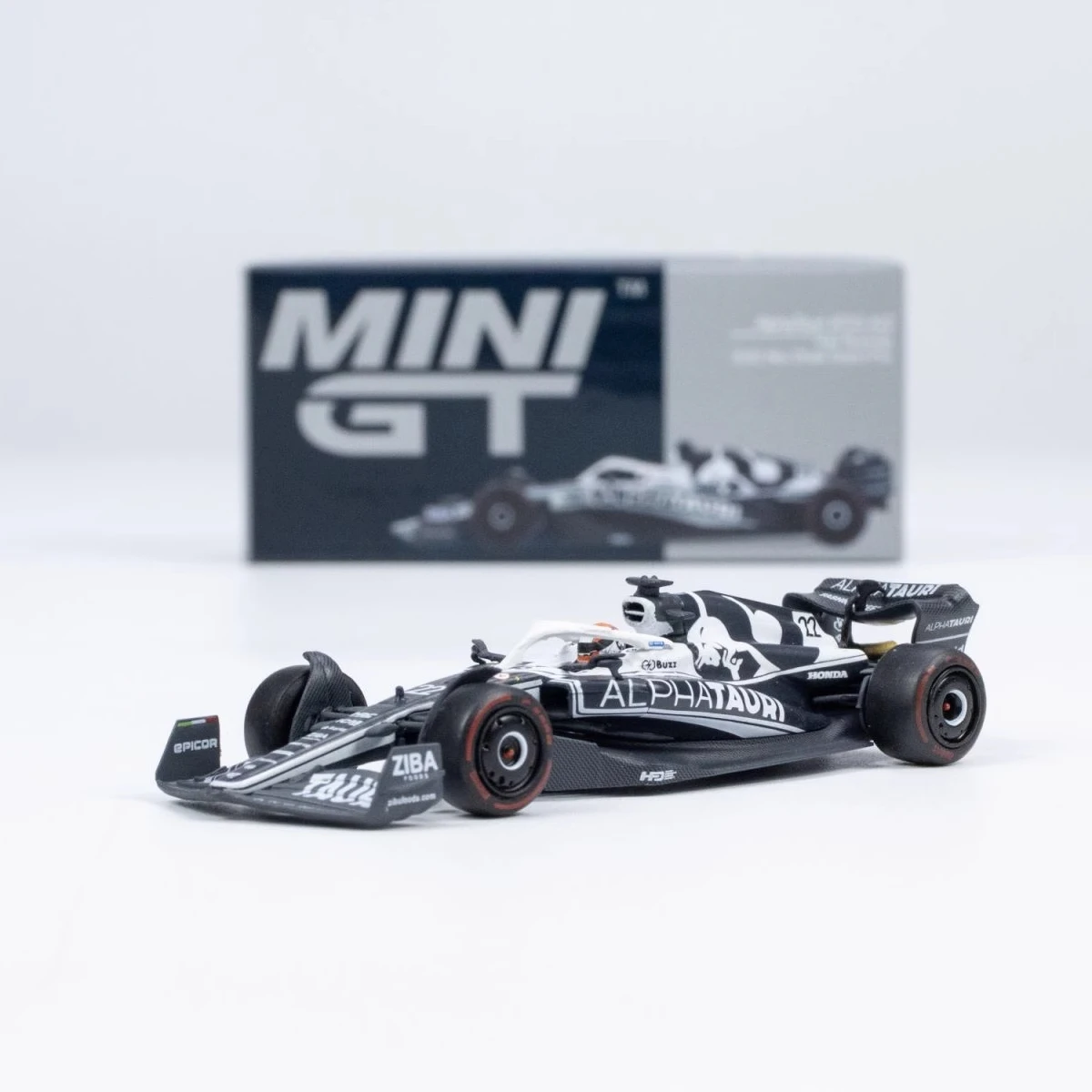 

MINI GT 1:64 F1 Tauri AT03 #10 #22Pierre Gasly alloy Yuki Tsunoda racing Model 521 539