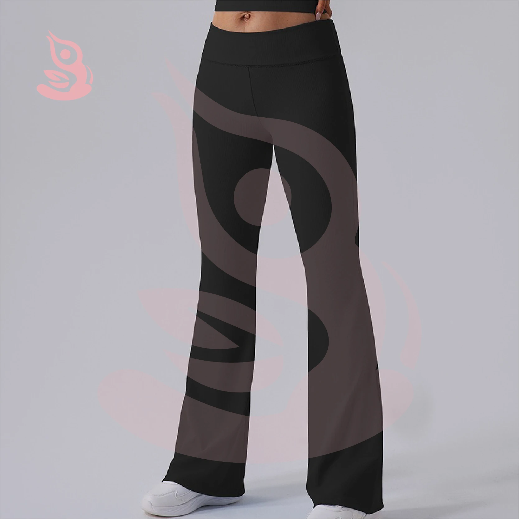 Autumn Winter High Waisted Tight Yoga Bell Bottoms  Outer Bell Bottoms Women's Hip Lifting Casual Fitness Running Sports Pants