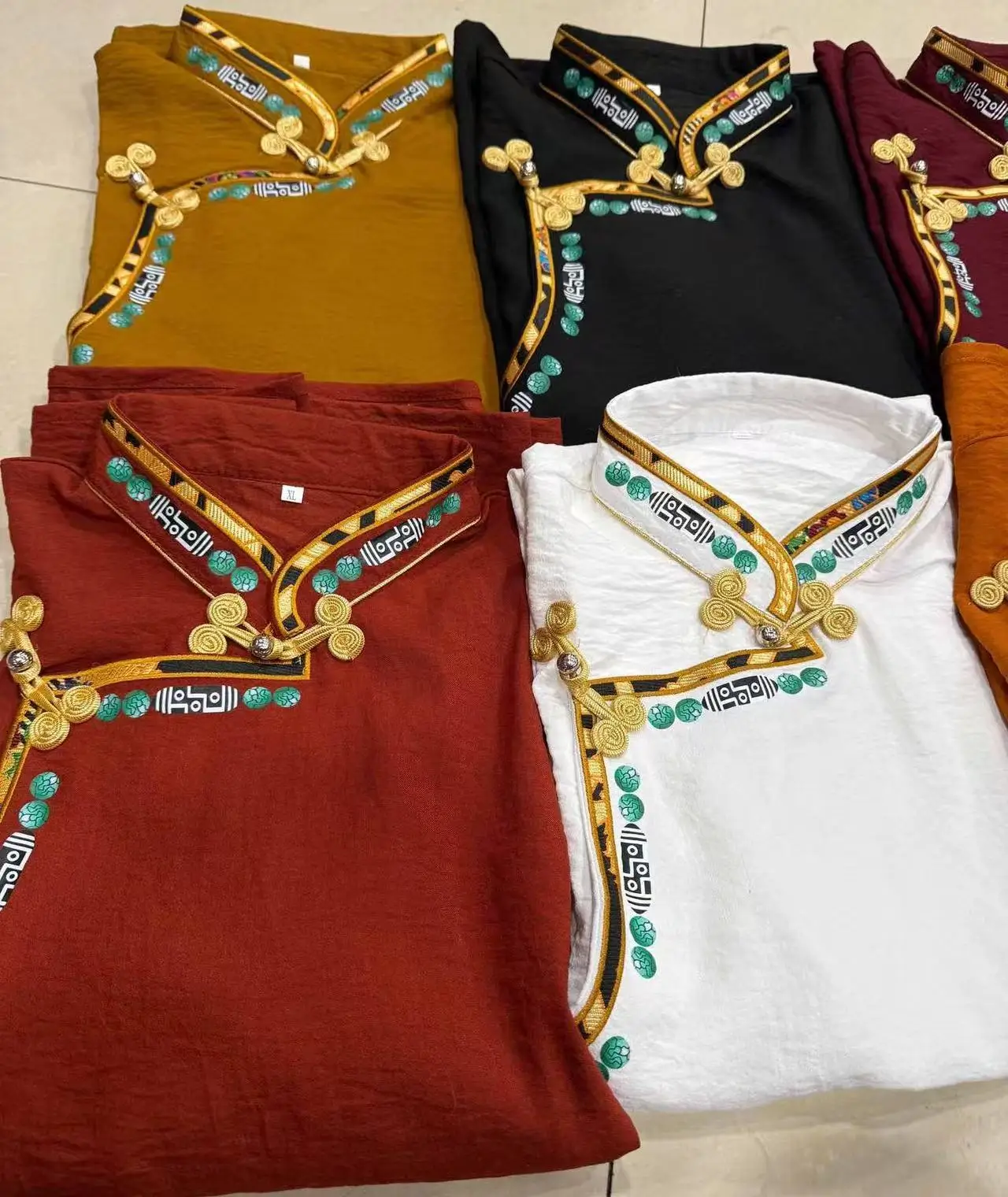 

Мужские топы в тибетском стиле: традиционная вышивка, рубашка с длинным рукавом, для свадьбы, жениха, карнавала, в стиле Ханьфу, базовая одежда, блузка