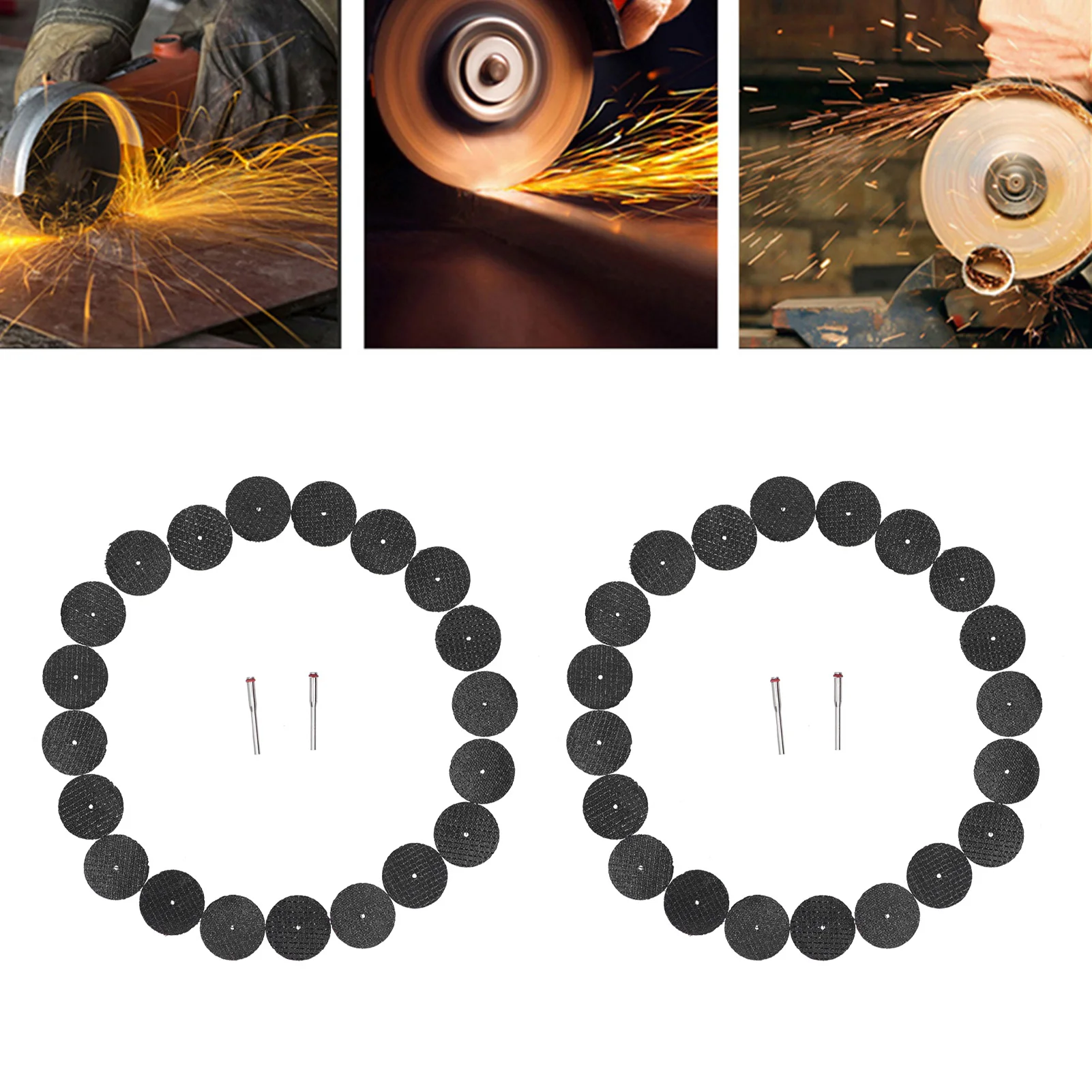 

50Pcs Resin Cutting Disc Mini Cut‑Off Wheel Electric Grinder Accessories for Rotary Tools Cutting Wheel Set for Rotary Tools