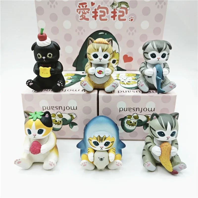 

Mofusand Cat Blind Box Toys Love Hug Cute Anime Action Figure Model Desktop Car Ornament Home Decoration Birthday Christmas Gift