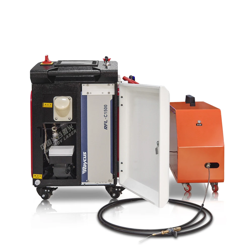 Handheld Fibra Laser Liner, alta precisão, Mini, 1500W