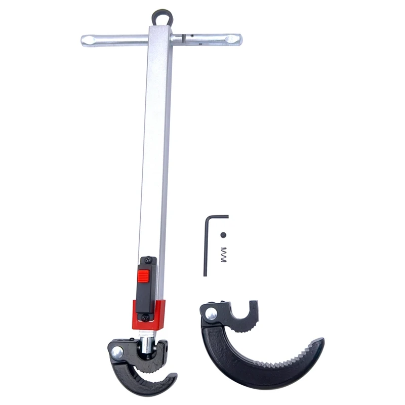 Telescoping Basin Wrench,1-1/4In To 2-1/2In Jaw Capacity And 10To 17In Extendable Handle,Basin Wrench Sink Faucet Wrench