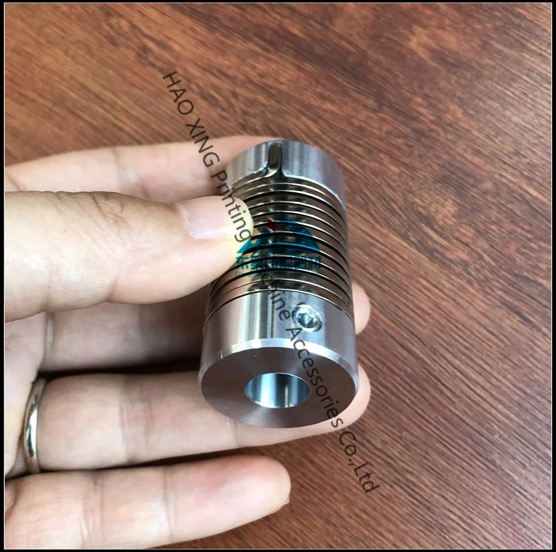 Pièces de rechange pour machines d'impression Offset, raccords à ressort hélicoïdal flexibles en acier, couplage à soufflet pour pièces de machines d'impression Roland