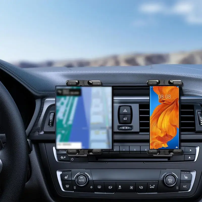 Car Phone Mount 360 Degree Rotation Air Vent Cradle Foldable Phone Car Mount Bracket For Drivers Men Women Food Delivery Driving