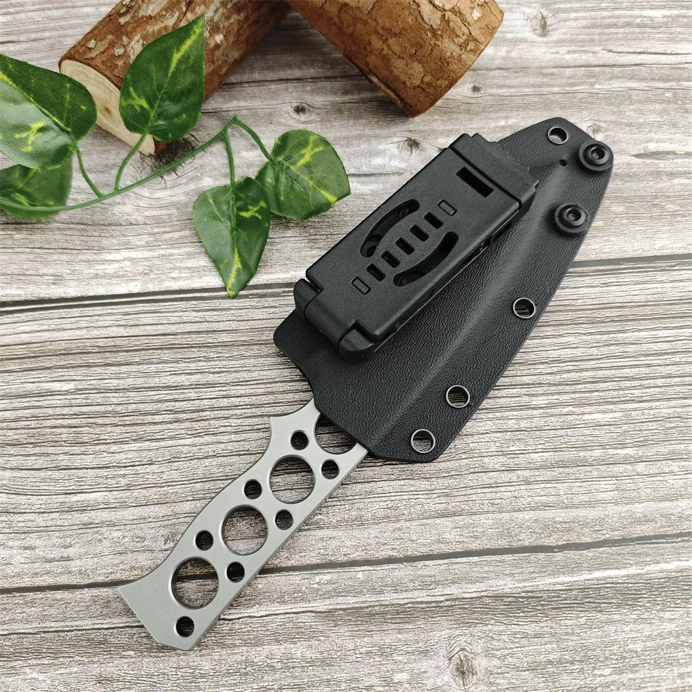 Thicken Full-tang Tactical D2 All Steel Knife Pocket Knife Fixed Blade Hunting Tools Survival Knives Self Defense Camping Knife