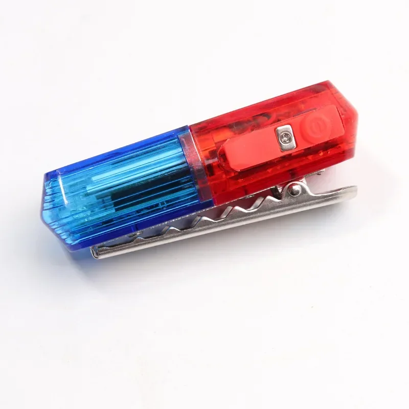 Lumière LED Clignotante Multifonction Rouge et Bleu, Lumière Iodée Étanche, Lumière de Sécurité de la Circulation, Commande Manuelle, Batterie spatirée