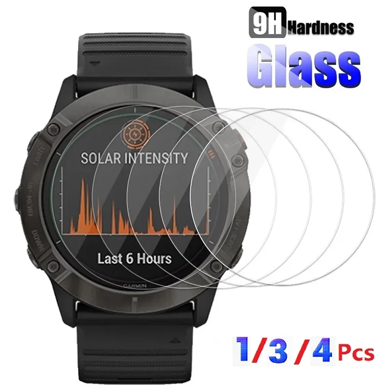 Tempered Glass For Garmin Fenix 7 7x 7s 6 6s 6x Pro Fenix 5 5s Screen Protector HD Clear Watch Accessories Glass Protective Film