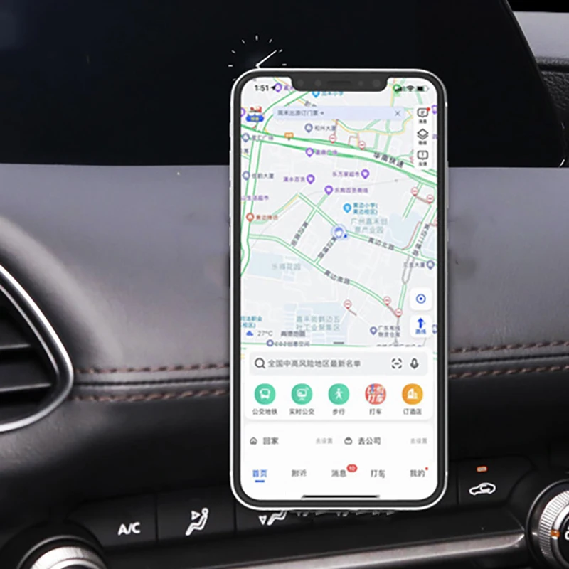 Supporto magnetico per telefono cellulare per auto supporto per gps staffa di montaggio per presa d'aria clip per telefono cellulare culla per Mazda 3 Axela 2020 20201 2022