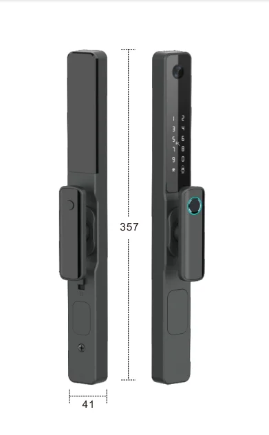 Waterproof Fingerprint Biometric Smart Locks for Front Door Password Outdoor Gate Smart Door Lock