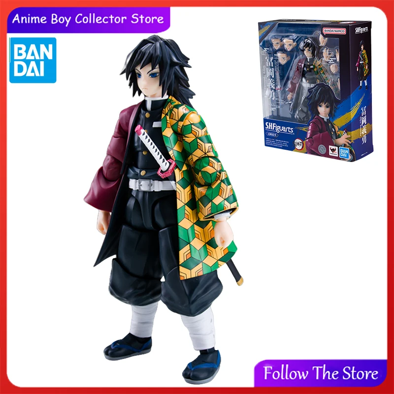 

Bandai S.H.Figuarts Модельный комплект Giyuu Tomioka Фигурка Demon Slayer Аниме Фигурка Kimetsu no Yaiba Коллекционные украшения