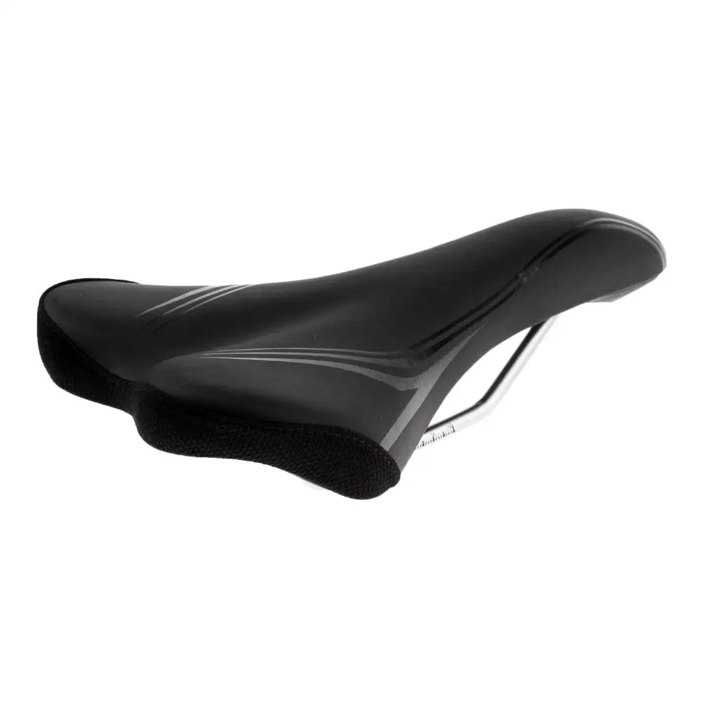 Comfortable Contoured Saddle with Wide Seat for Enhanced Riding Experience