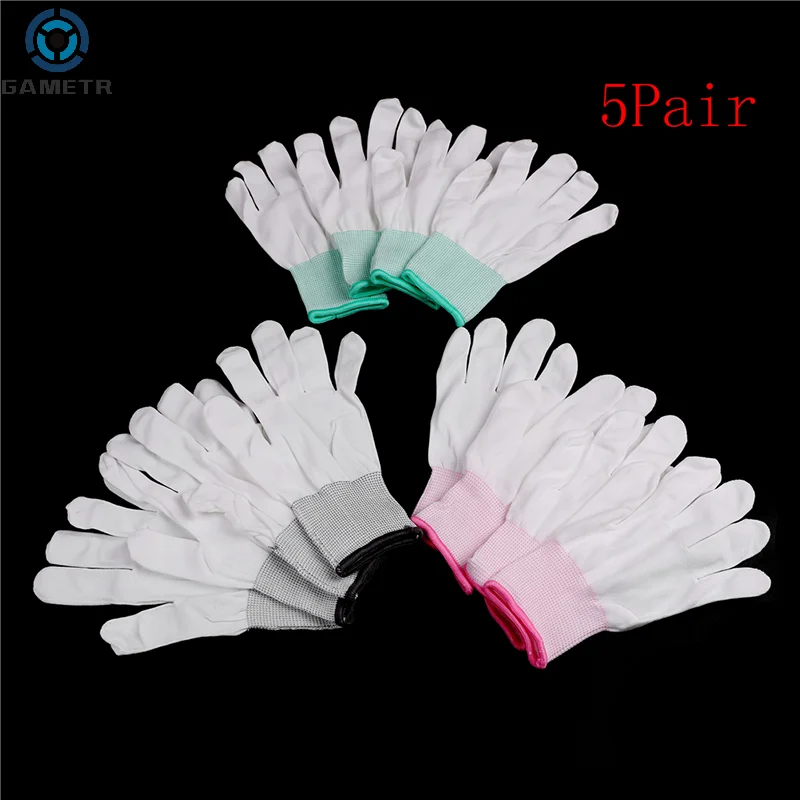 

5Pair Antistatic Gloves Anti Static ESD Electronic Working Gloves pu coated palm coated finger PC Antiskid for Finger Protection