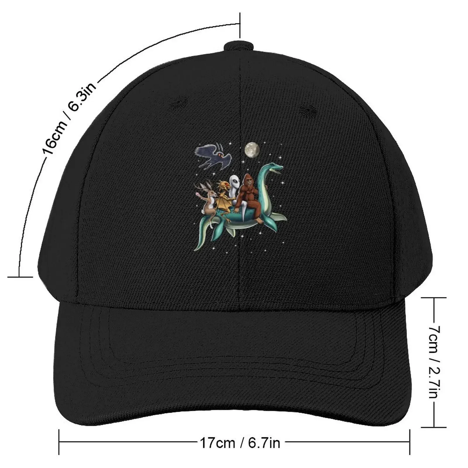 Cryptids Journey Baseball Cap hard hat |-F-| New In The Hat Golf Men Women's