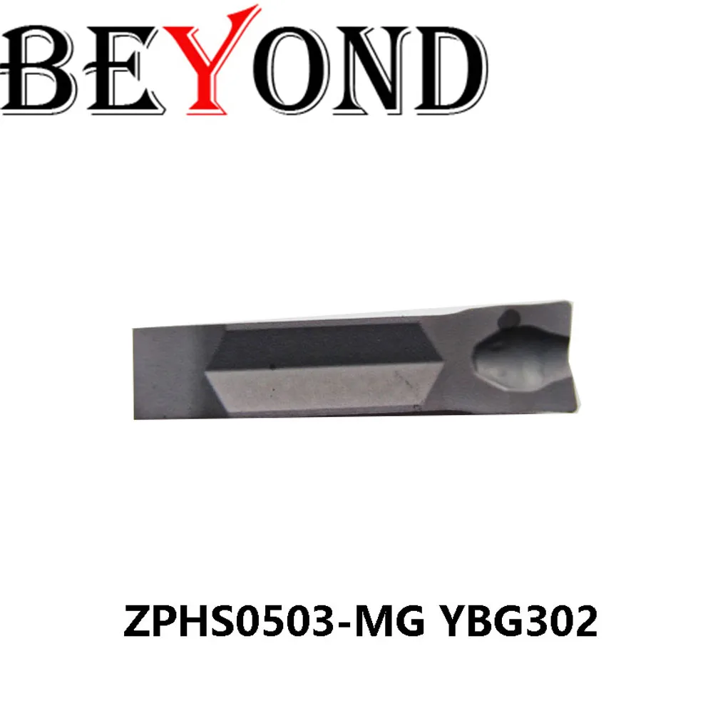 

Original ZPHS0503-MG YBG302 Cutter CNC Machine Inserts Turning Tools ZPHS0503 MG Carbide ZPHS BEYOND Lathe Metal Blades Grooving