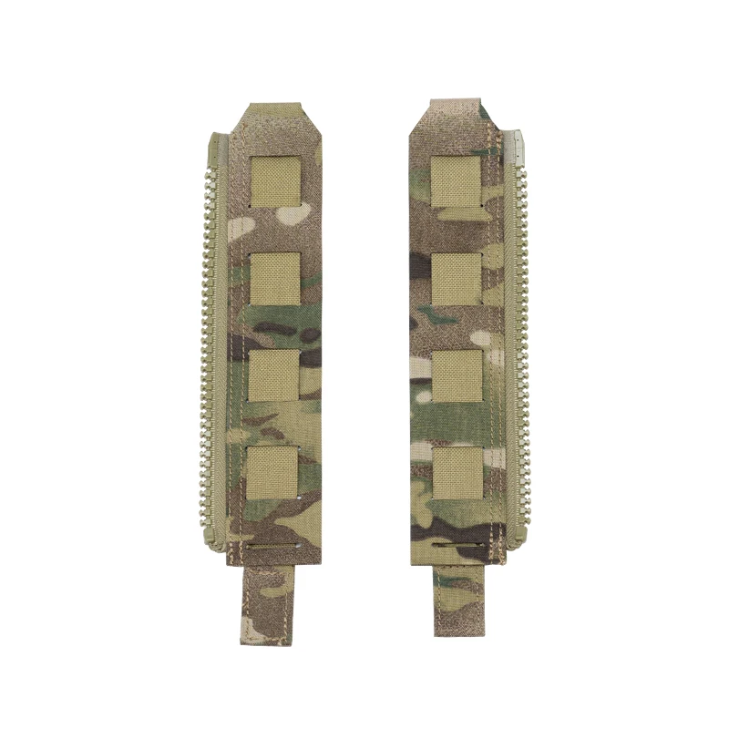 1 Paar FCSK Outdoor-Weste MOLLE Rückseite Reißverschluss-Adapter-Anschluss Reißverschluss-Zubehör-Set