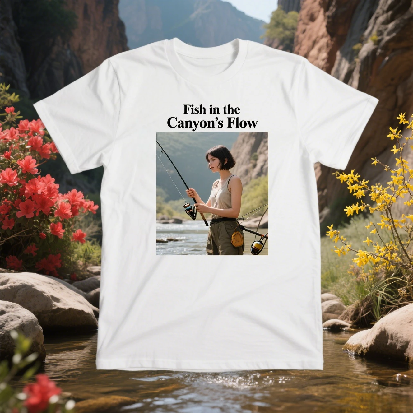 

Angler Fishing Tackle Graphic Printing Summer Luxury Brand Cotton Men's and Women's T-Shirts Short Sleeves Trendy Fashion