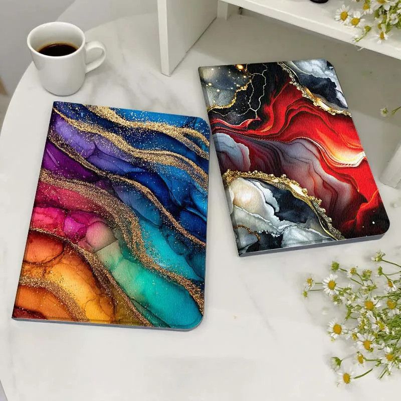 

Red Black Gold Marble Tablet Case For Legion Xiaoxin Pad Y700 K10 M10 P11 K11 Pro Plus 10.6 11.5 Inch 2021 2023 2025