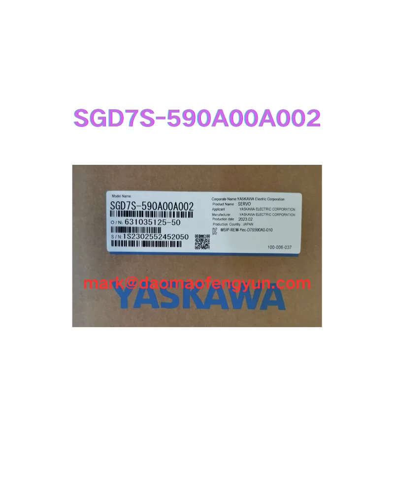 

SGD7S-590A00A002 Совершенно новый сервопривод
