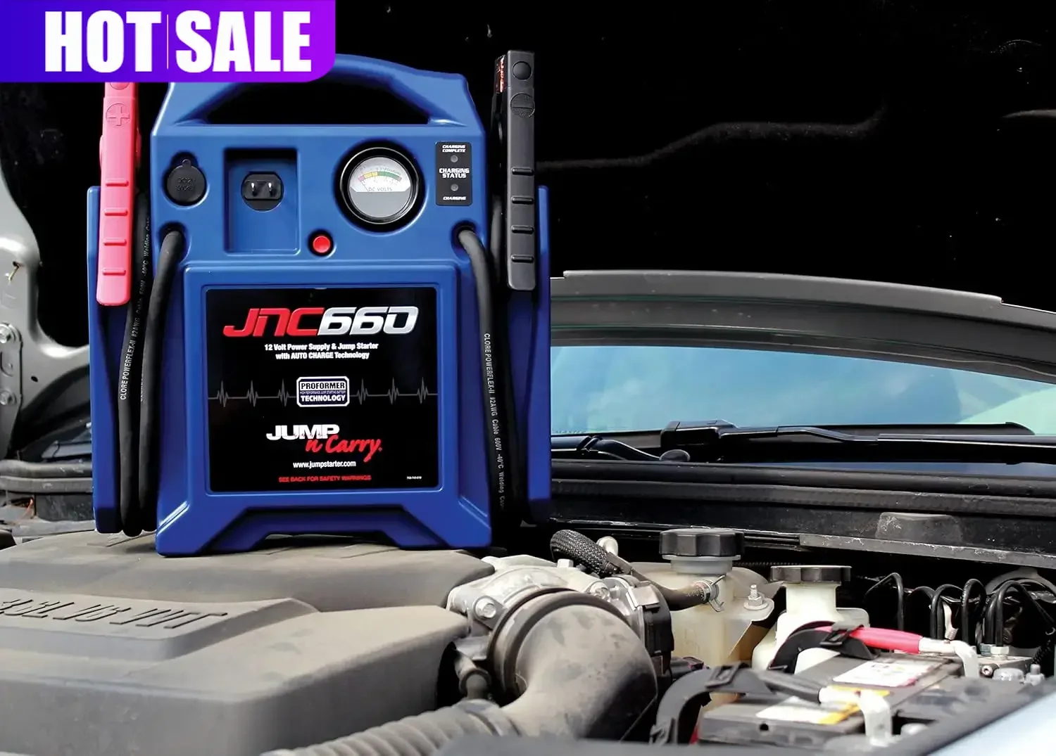 

BestsellerJump-N-Carry JNC660 1700 Peak Amp 12 Volt Jump Starter , Blue