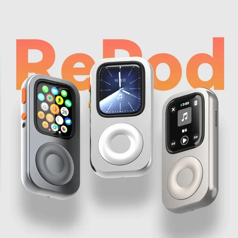 

3D Aluminum Alloy For IWatch Retro IPod Style Printed Protective Case For Apple Watch Series Expands 7/8/9/10 Function Expansion